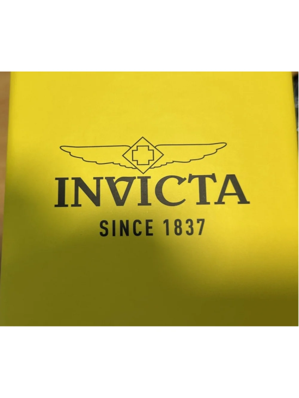 Invicta Men's Watch Model # 69401 Silver Band w/Black Face Analog, Quartz